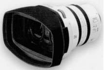 closeup of Canon XL1 3D lens